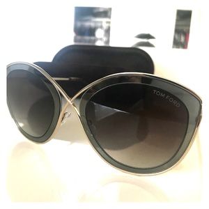 Tom Ford Sascha 55 mm Butterfly sunglasses
